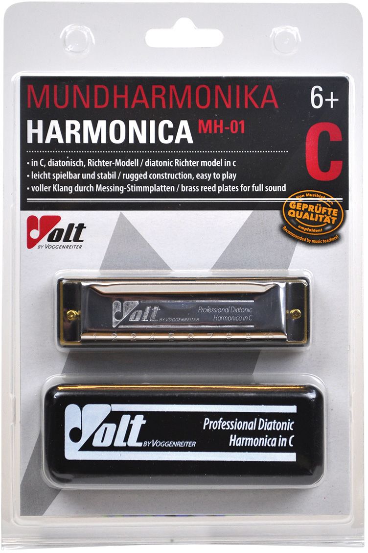 Voggenreiter VOLT Mundharmonika MH-01 (Mundharmonika), Blasinstrumente, Schwarz - Image 5