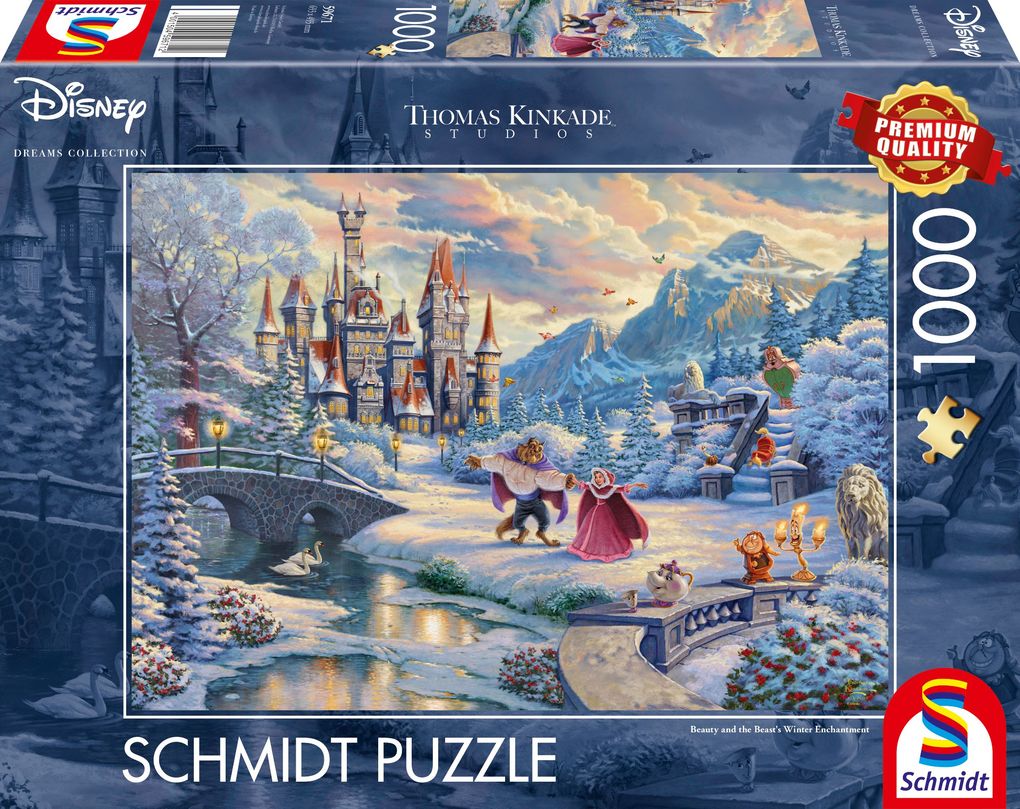Schmidt Spiele - Disney Die Schöne und das Biest Zauberhafter Winterabend Limited Christmas Editi