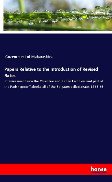 Papers Relative to the Introduction of Revised Rates
