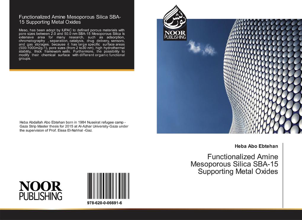 Functionalized Amine Mesoporous Silica SBA-15 Supporting Metal Oxides
