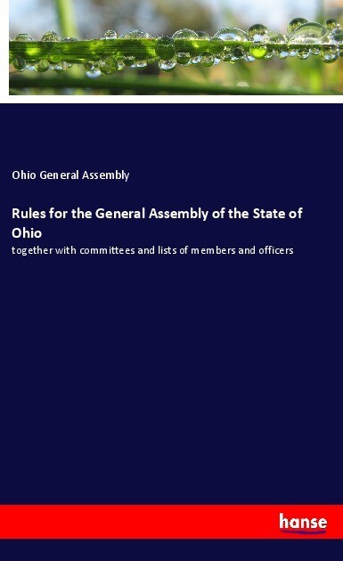 Rules for the General Assembly of the State of Ohio
