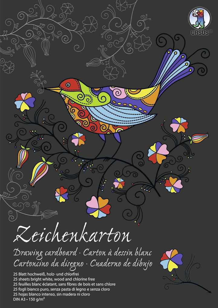 URSUS Sonderedition Zeichenkarton-Block Sonderedition DIN A3
