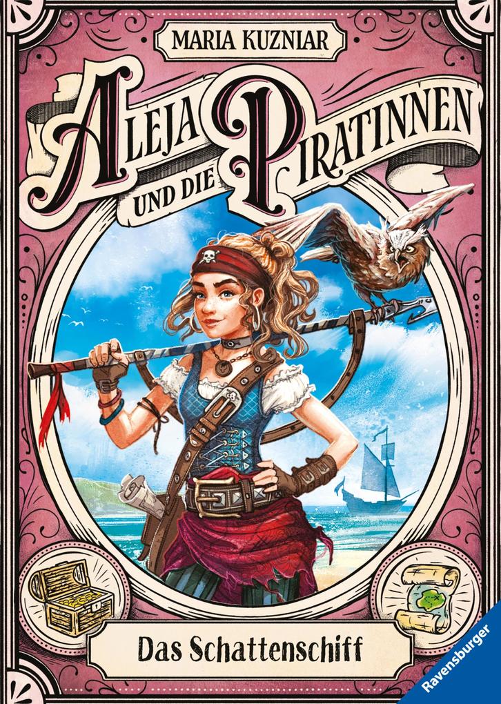 Aleja und die Piratinnen Band 1: Das Schattenschiff. Ausgezeichnet mit der 'Ulmer Unke 2021' als Bestes Kinderbuch ab 10 Jahren!
