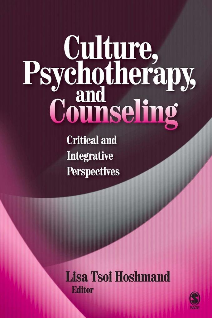 Culture Psychotherapy and Counseling