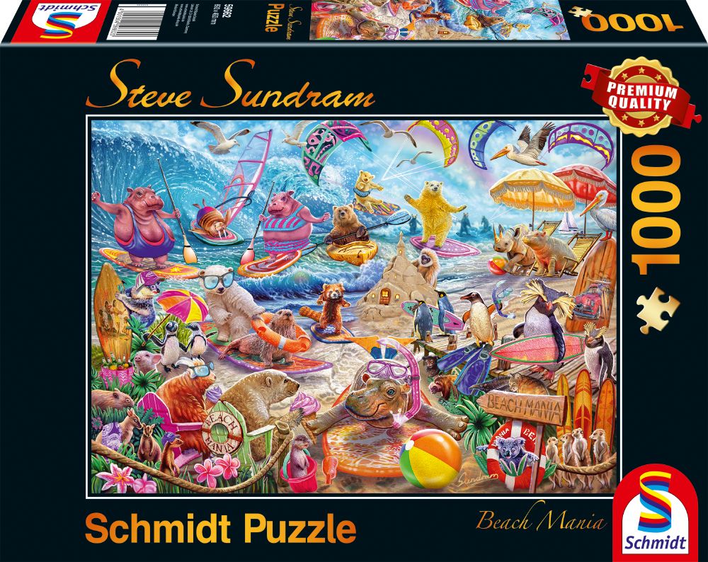 Image of Schmidt Spiele - Beach Mania 1000 Teile