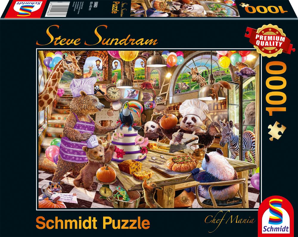 Image of Schmidt Spiele - Chef Mania 1000 Teile