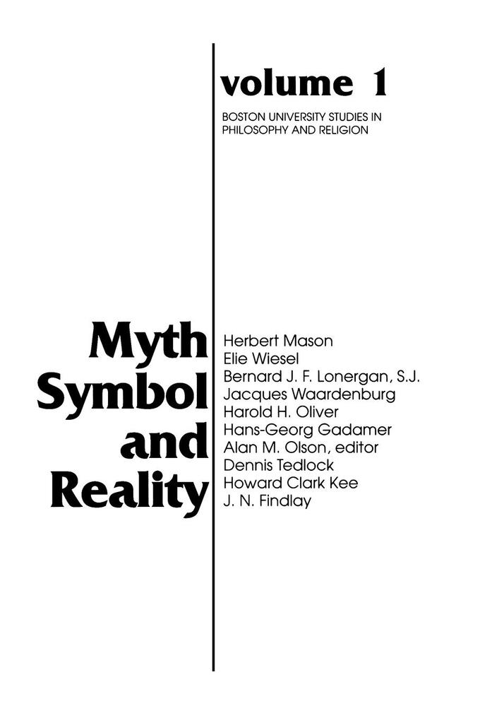 Myth Symbol And Reality
