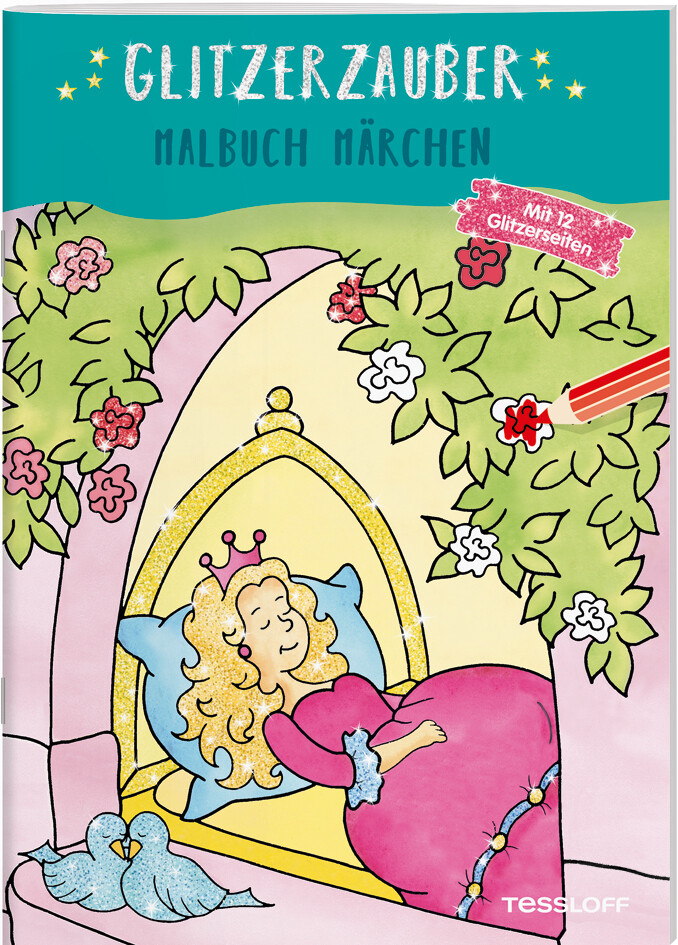 Image of Glitzerzauber Malbuch. Märchen