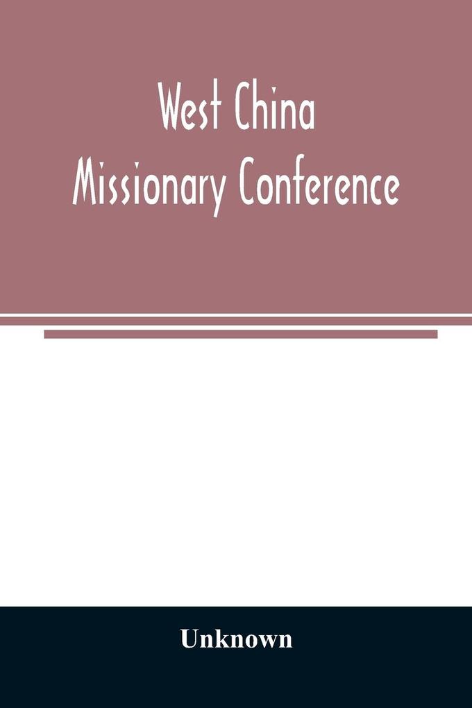 West China Missionary Conference