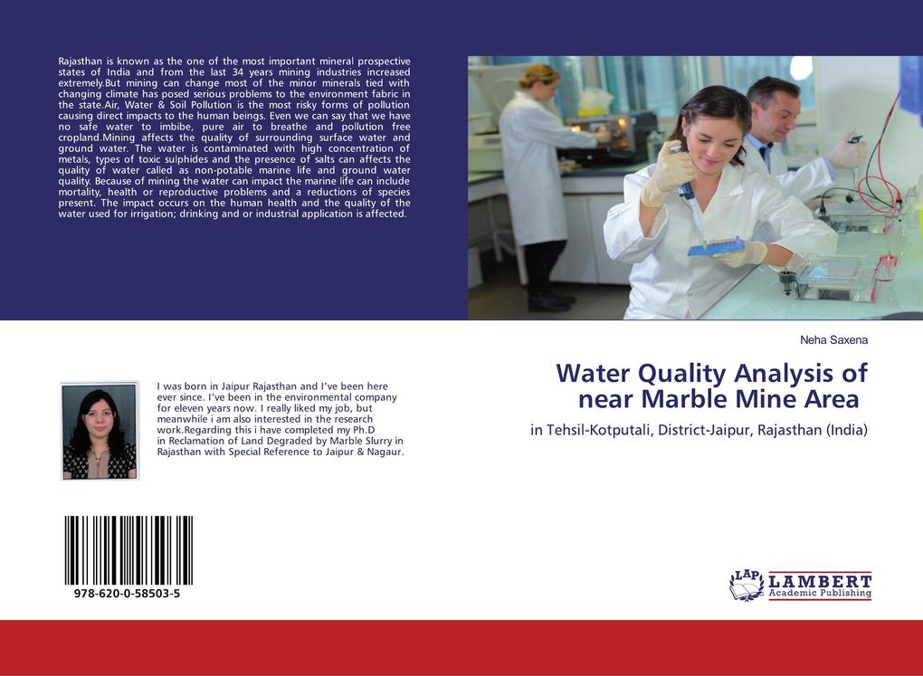 Water Quality Analysis of near Marble Mine Area