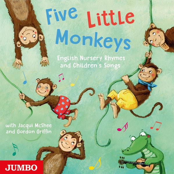 Five Little Monkeys. English Nursery Rhymes and Childrens Songs