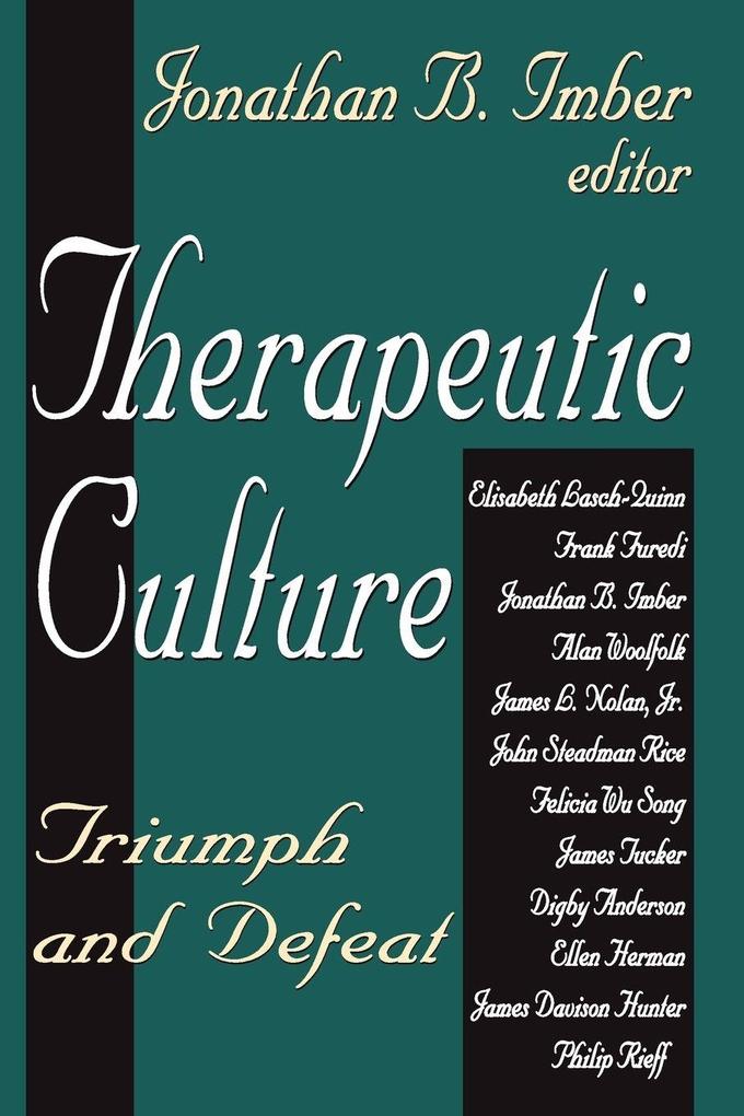 Therapeutic Culture