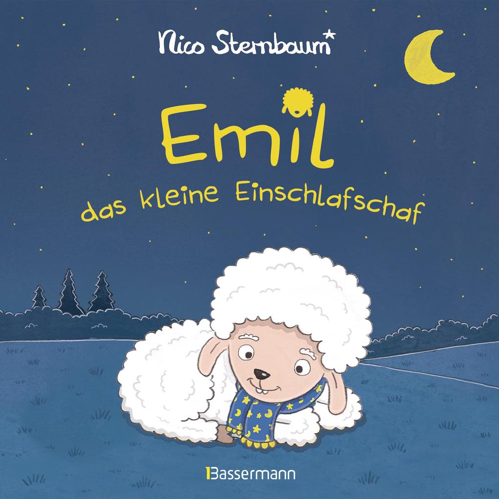 Image of Emil das kleine Einschlafschaf. Eine Gutenachtgeschichte zum Vorlesen und Betrachten. Pappbilderbuch ab 18 Monaten. Vom Autor von Schüttel den Apfelbaum