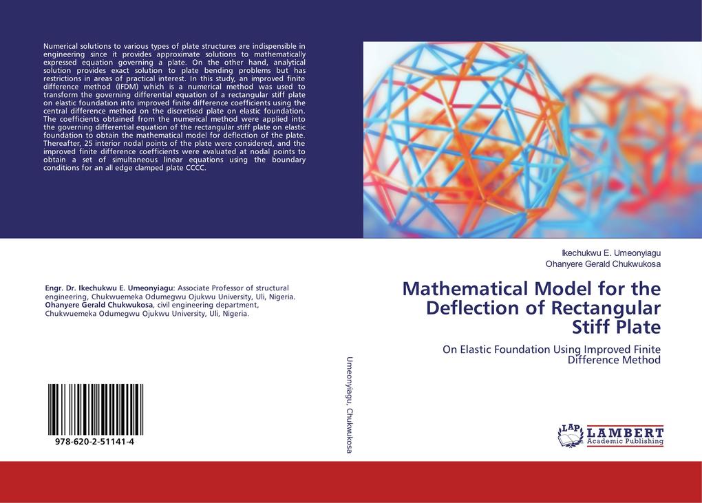 Mathematical Model for the Deflection of Rectangular Stiff Plate