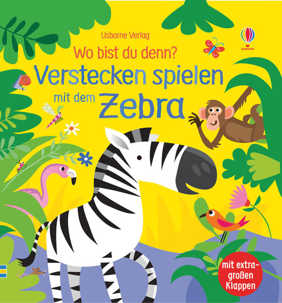 Image of Wo bist du denn? Verstecken spielen mit dem Zebra