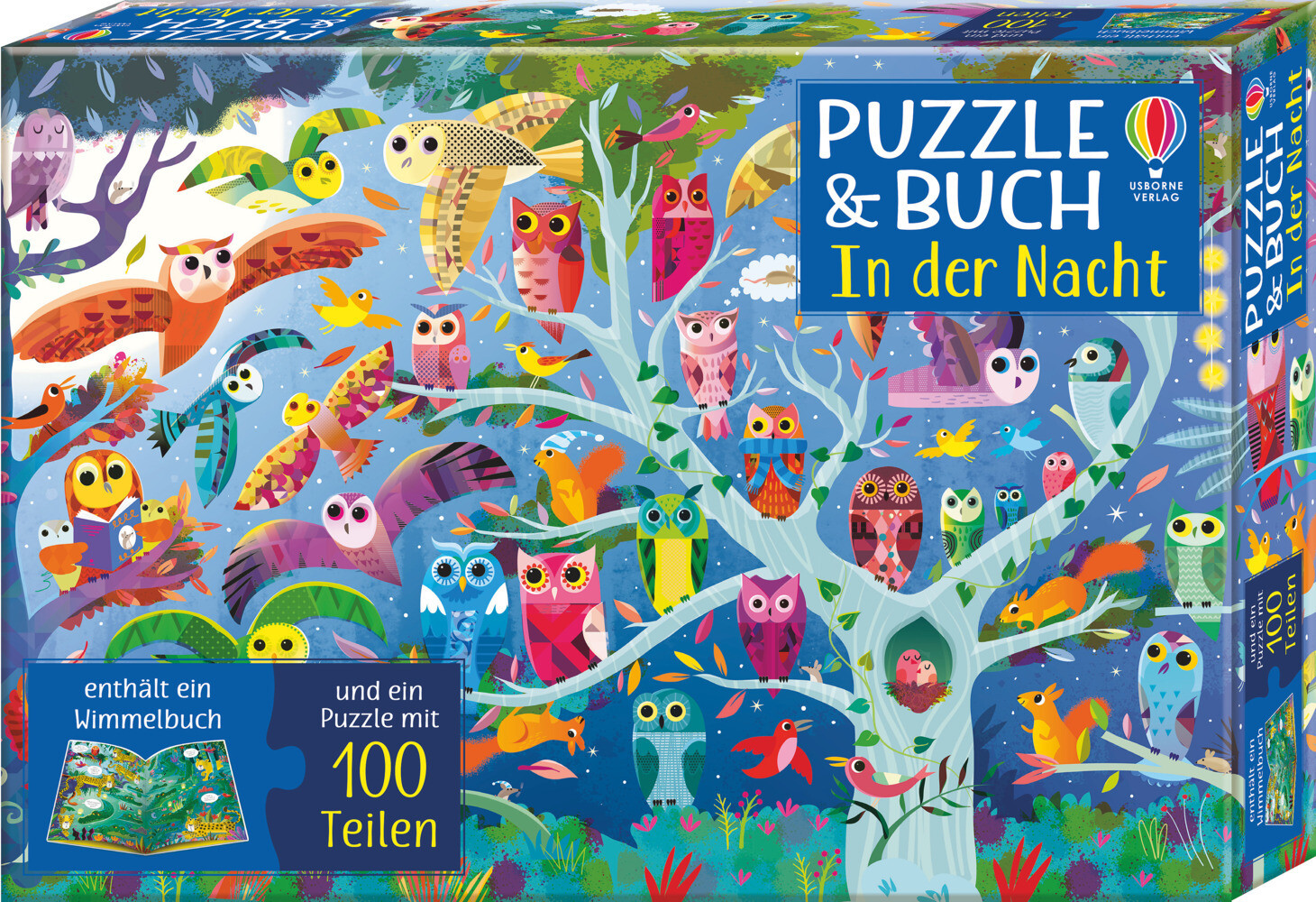 Image of Puzzle & Buch: In der Nacht
