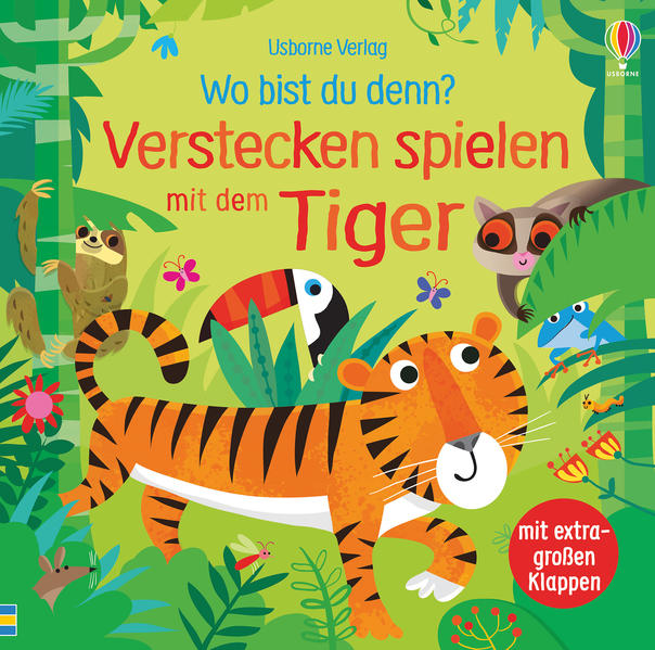 Image of Wo bist du denn? Verstecken spielen mit dem Tiger