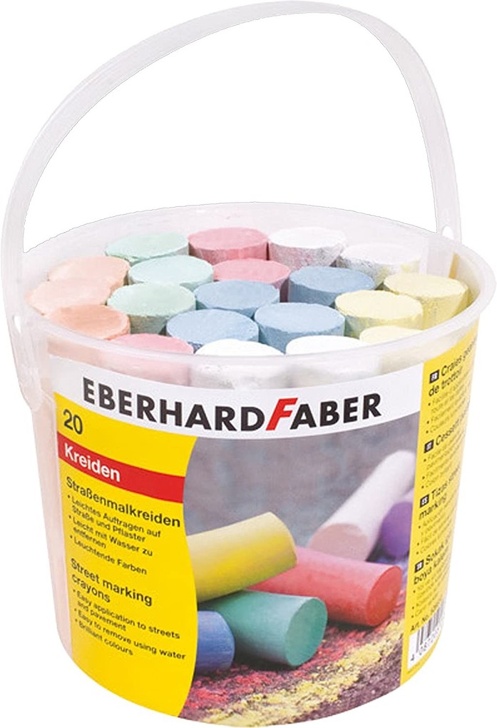 EBERHARD FABER Craie 526512 6 couleurs ass. 20 pcs.