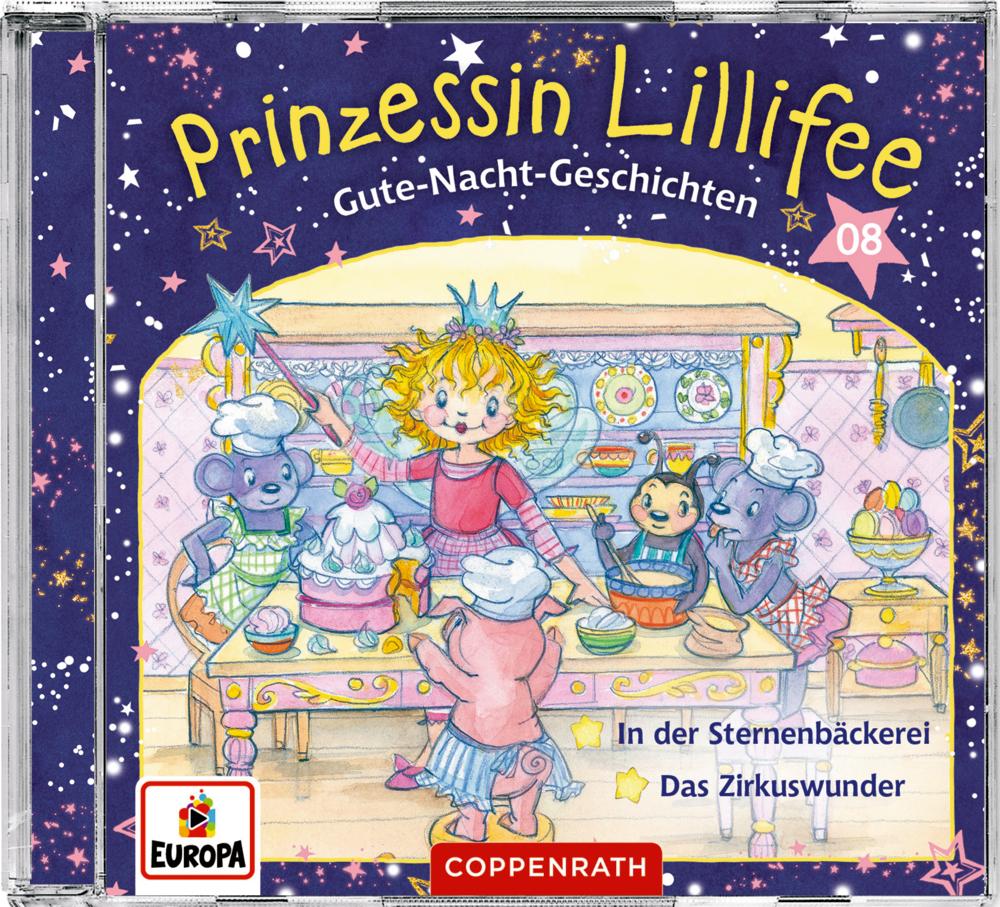 Image of Prinzessin Lillifee - 008/Gute-Nacht-Geschichten Folge 15+16-In der St - (CD)