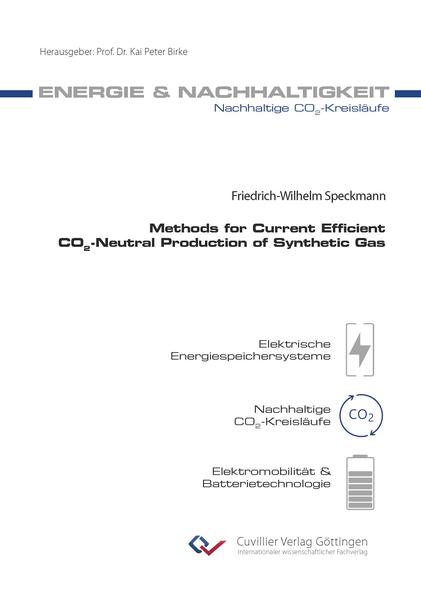 Methods for Current Efficient CO2-Neutral Production of Synthetic Gas