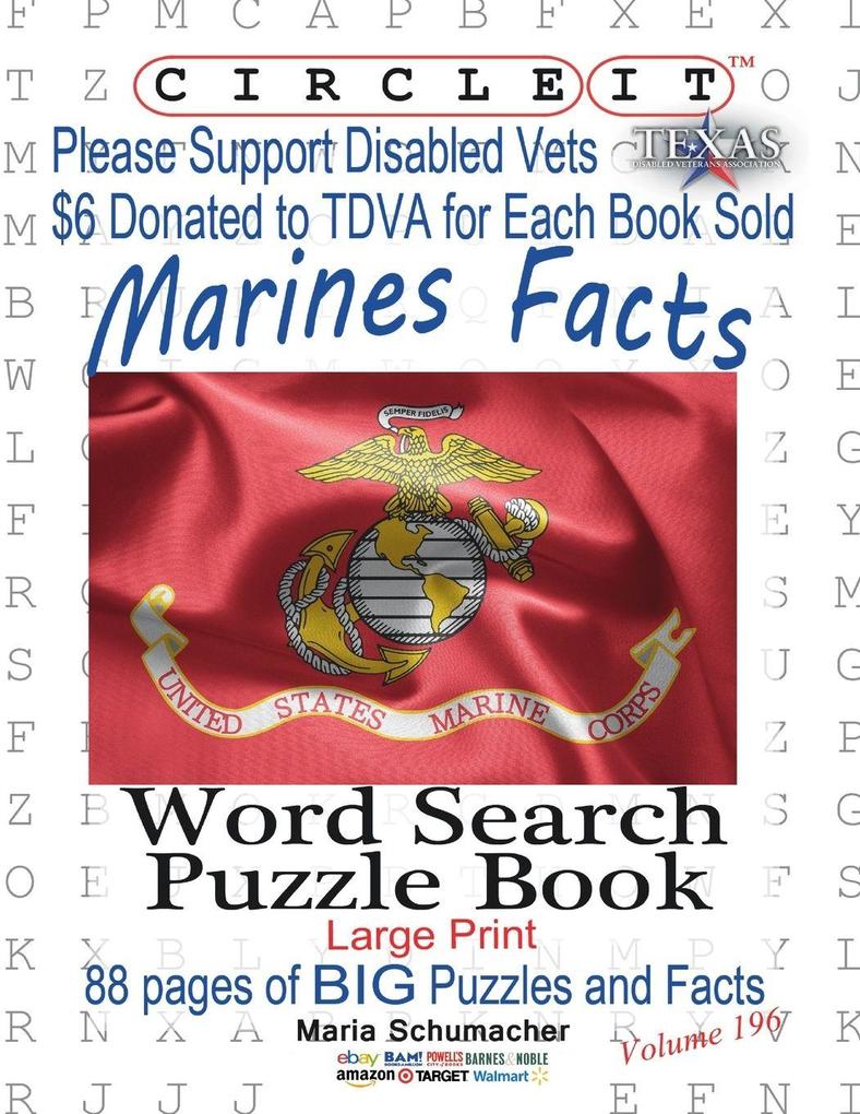 Circle It US Marine Corps Facts Word Search Puzzle Book