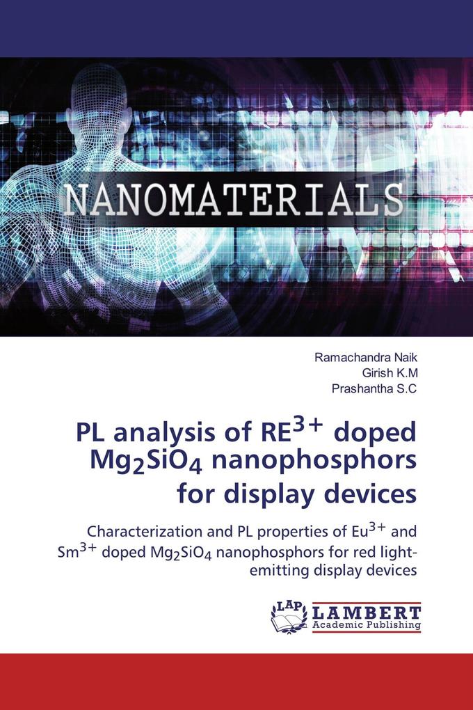 PL analysis of RE3+ doped Mg2SiO4 nanophosphors for display devices