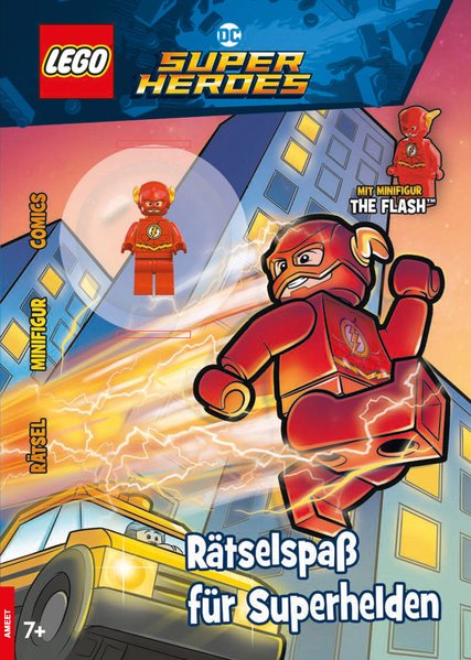 Image of LEGO DC Superheroes - Rätselspaß für Superhelden m. Minifigur The Flash