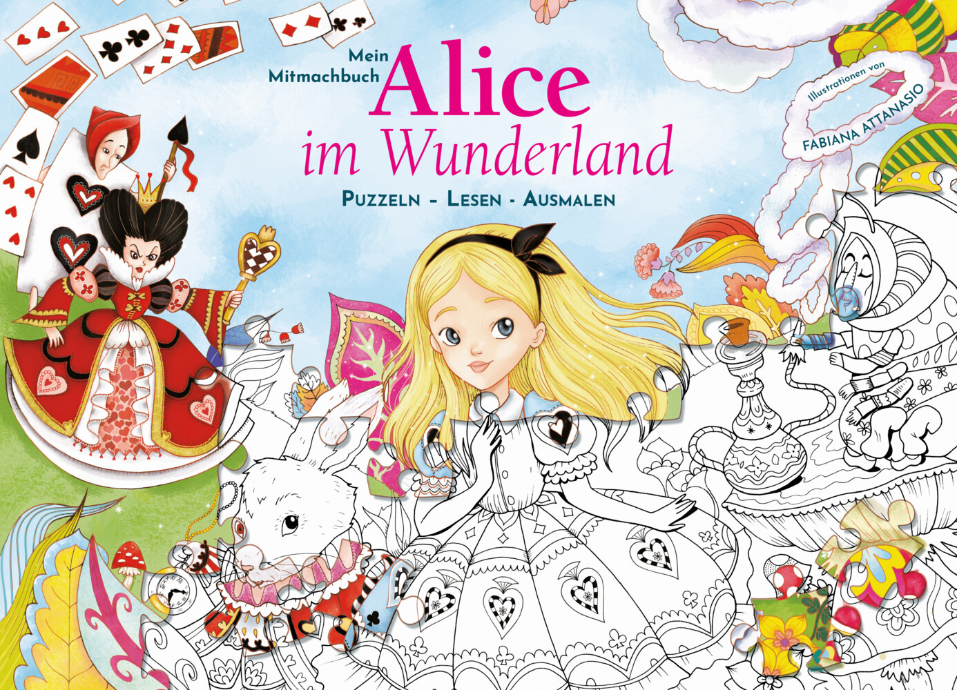 Mein Mitmachbuch: Alice im Wunderland