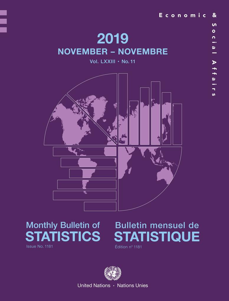 Monthly Bulletin of Statistics November 2019/Bulletin mensuel de statistique novembre 2019