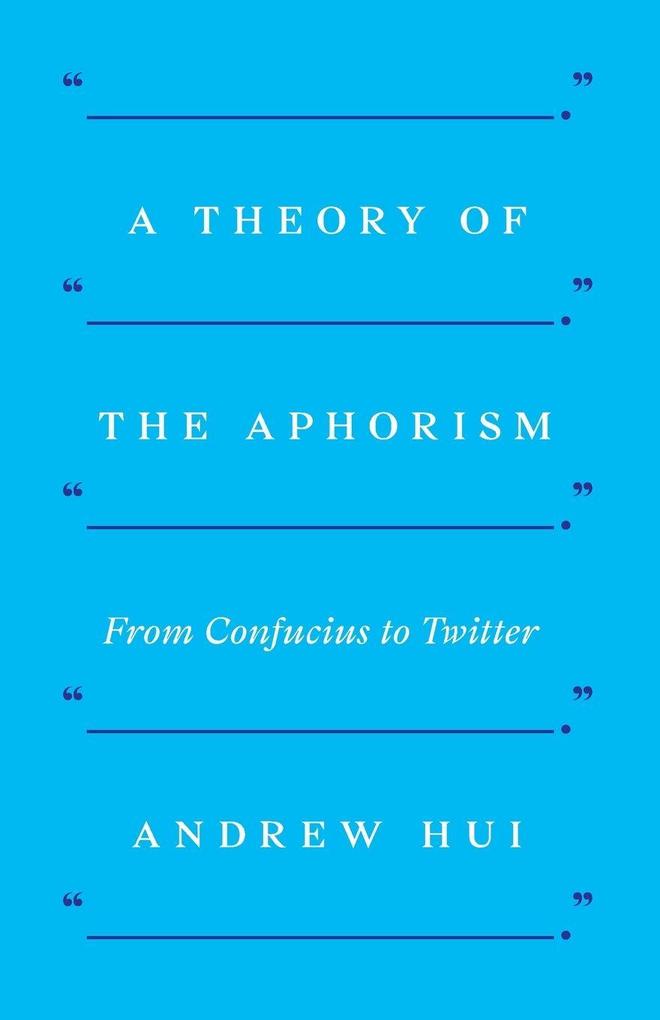 A Theory of the Aphorism