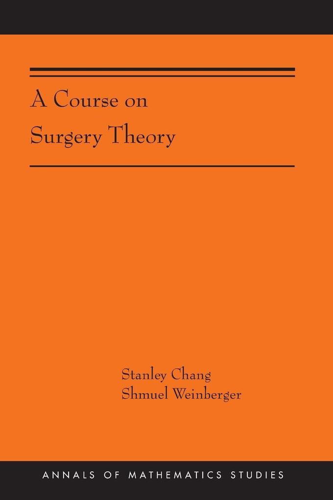 A Course on Surgery Theory