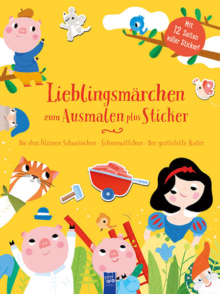 Image of Lieblingsmärchen zum Ausmalen plus Sticker