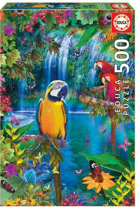 Image of Educa - Vögel in den Tropen 500 Teile Puzzle