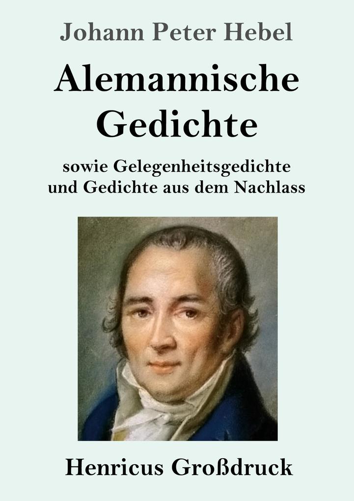 Image of Alemannische Gedichte (Großdruck)