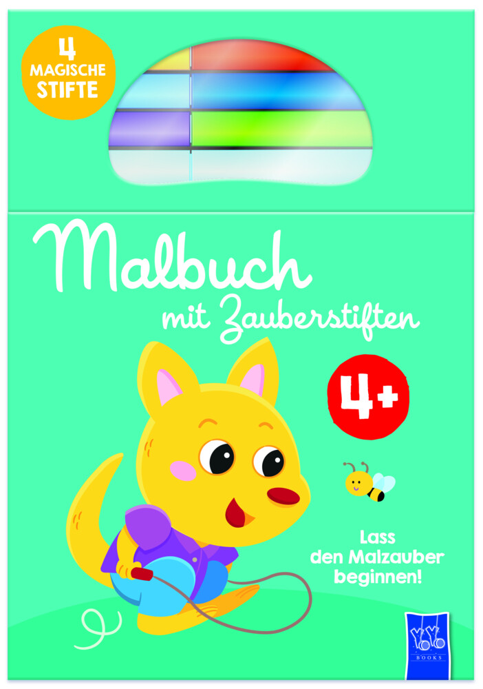 Image of Malbuch mit Zauberstiften Känguru