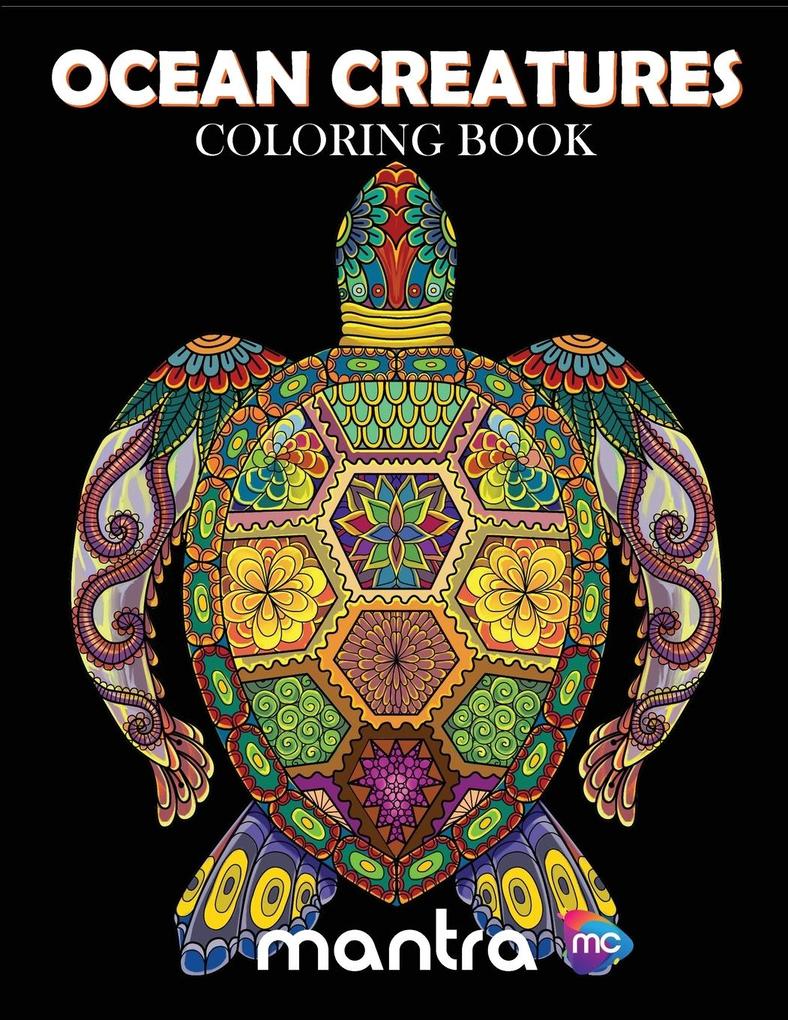 Ocean Creatures Coloring Book