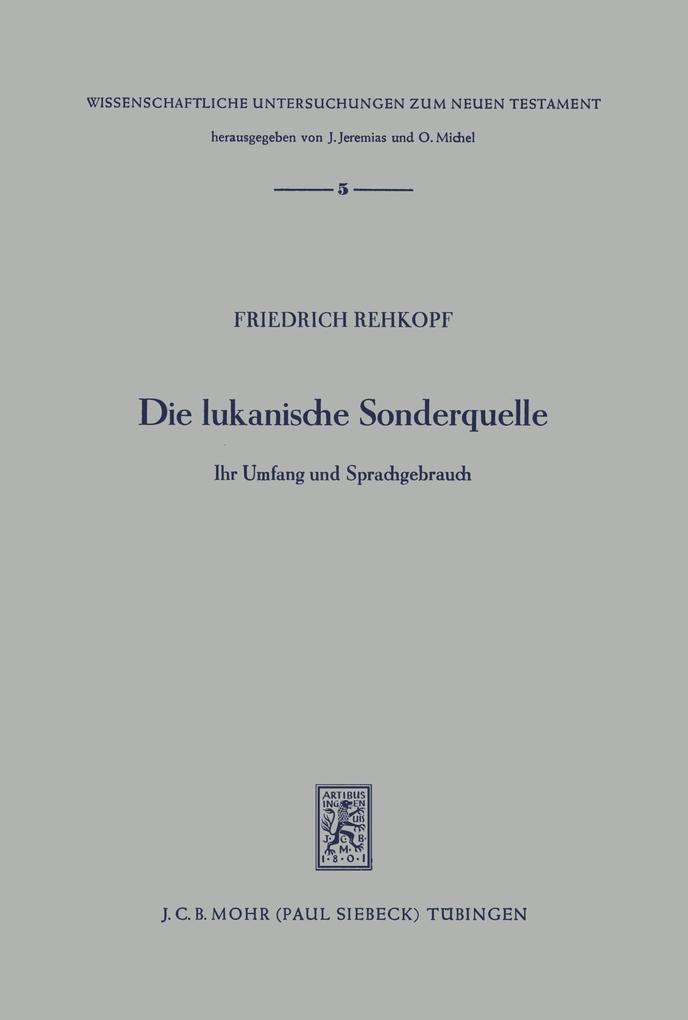 Die lukanische Sonderquelle