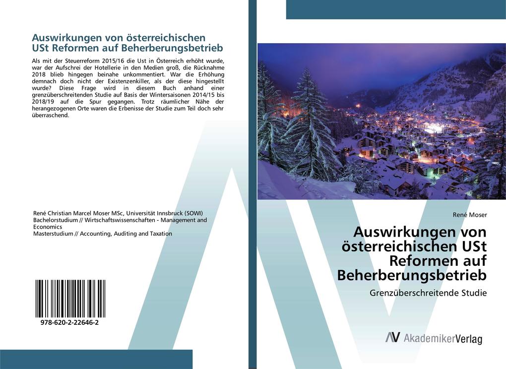 Auswirkungen von österreichischen USt Reformen auf Beherberungsbetrieb