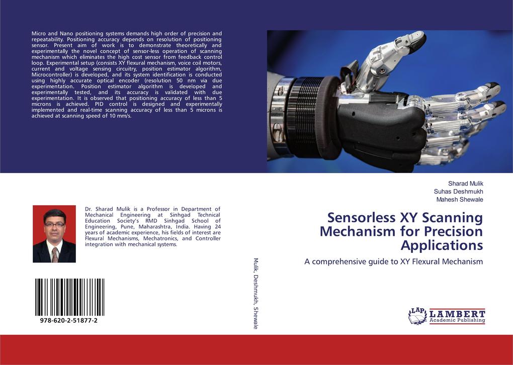Sensorless XY Scanning Mechanism for Precision Applications