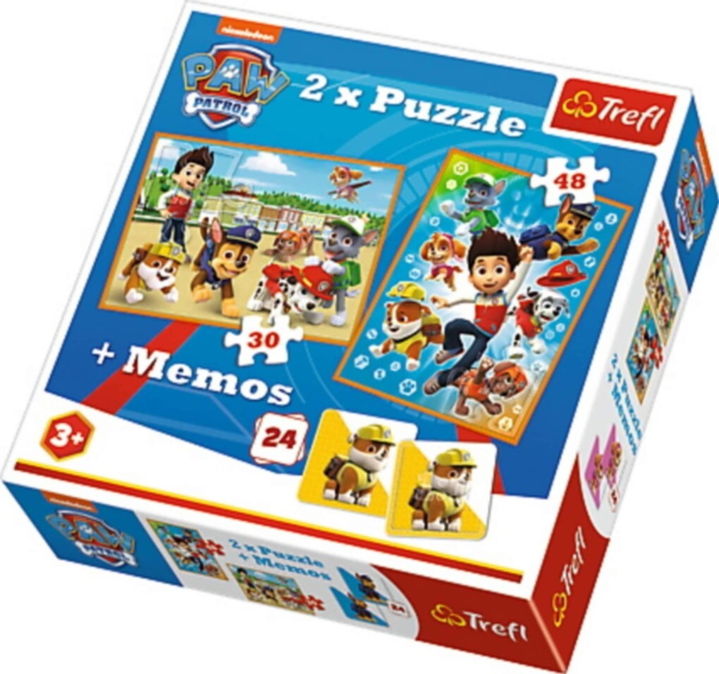Image of 2in1 Puzzles + Memo - PAW Patrol (Puzzle)
