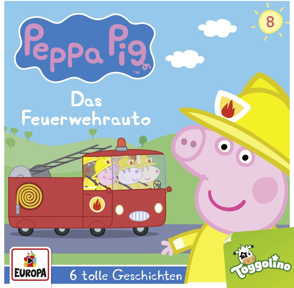 Peppa Pig Hörspiel 08. Das Feuerwehrauto (und 5 weitere Geschichten)