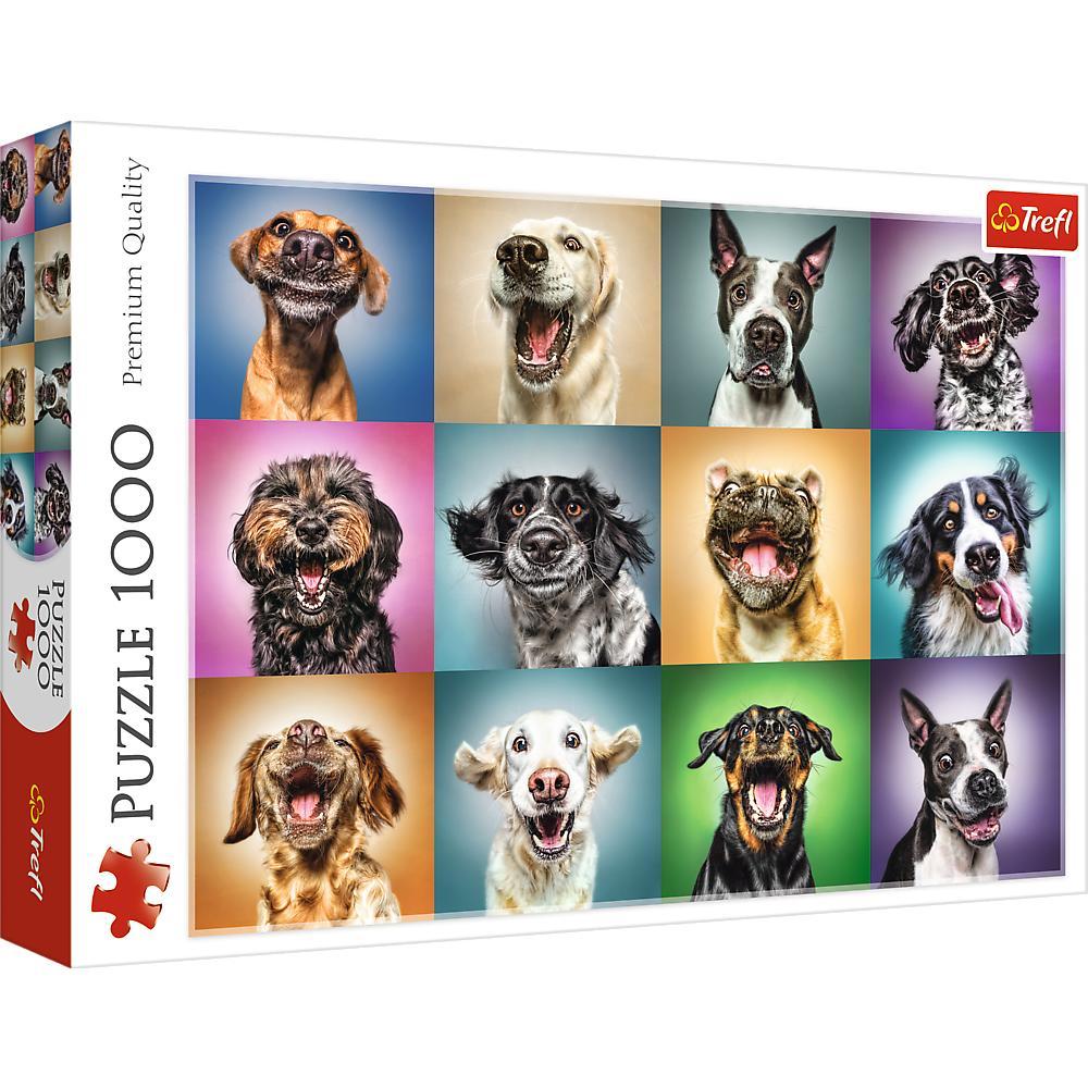 Puzzles - '1000' - Lustige Hunde Porträts