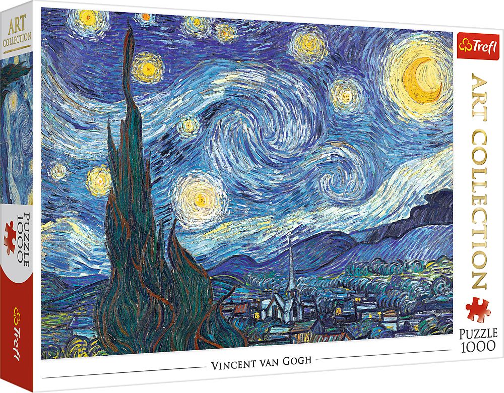 Trefl - Puzzle - Art Collection - Vincent van Goch / Die Sternennacht 1000 Teile