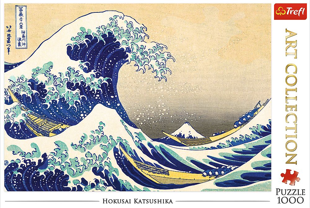 Trefl - Puzzle - Art Collection - Hokusai Katsushika / Die Große Welle von Kanagawa 1000 Teile