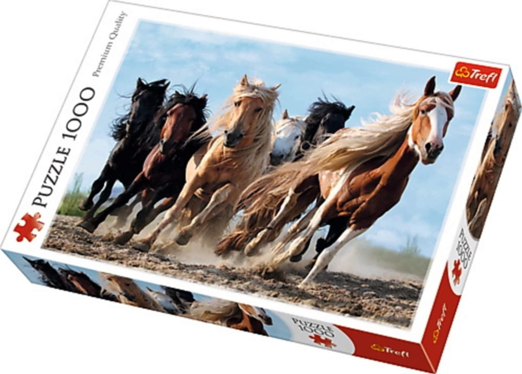 Trefl - Puzzle - Galoppierende Pferde 1000 Teile