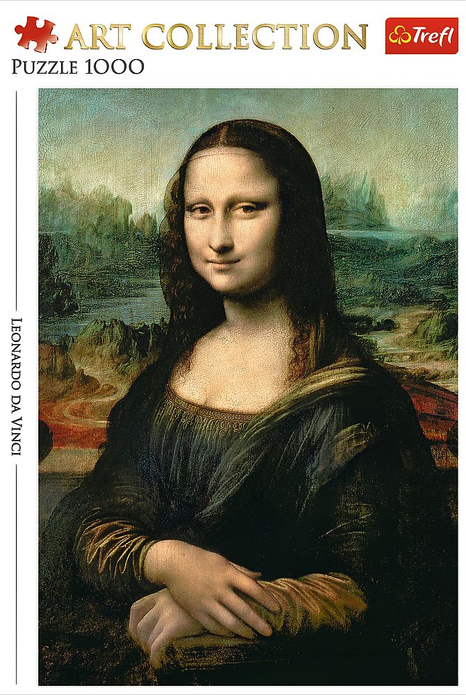 Trefl - Puzzle - Art Collection - Leonardo da Vinci / Mona Lisa 1000 Teile