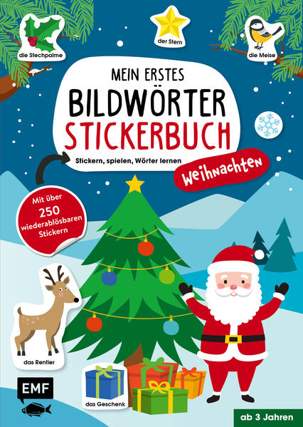 Image of Mein erstes Bildwörter-Stickerbuch - Weihnachten