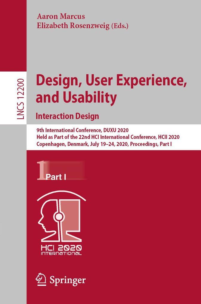 Design User Experience and Usability. Interaction Design