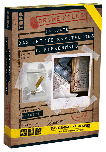 Image of Crime Files - Fallakte: Das letzte Kapitel des L. Birkenwald - Das geniale Krimispiel mit über 30 Beweismitteln