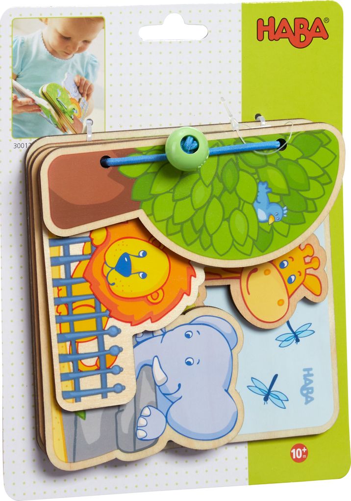 Image of Haba Holz-Babybuch Zoofreunde